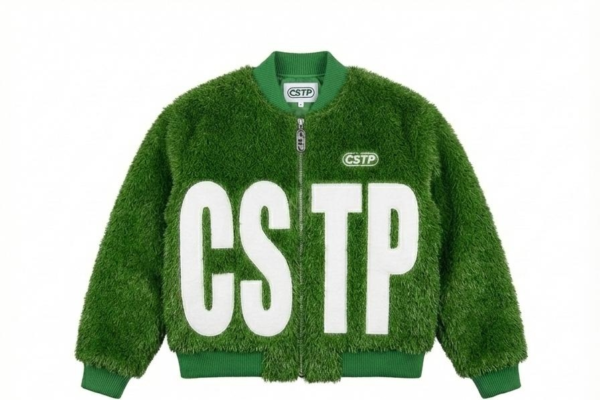 WOOL AND CHENILLE GRASS JACKET