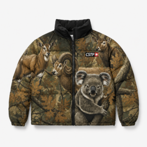 CAMOUFLAGE PUFFER JACKET