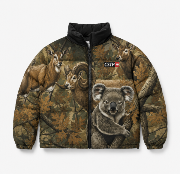 CAMOUFLAGE PUFFER JACKET