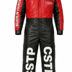GENUINE LEATHER JUMPSUIT